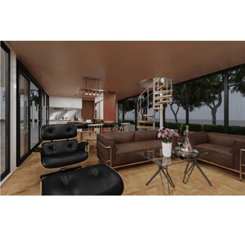 Apple Cabin D1 — vue latérale