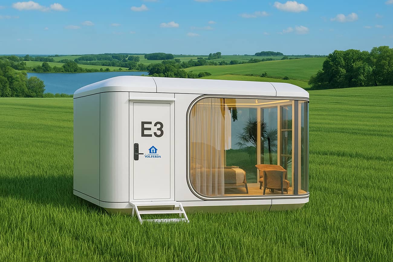 Aménagement intérieur de la Capsule House E3