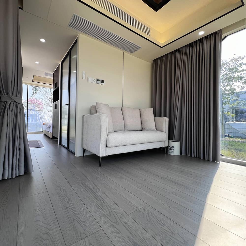 Détail intérieur de la Capsule House E6