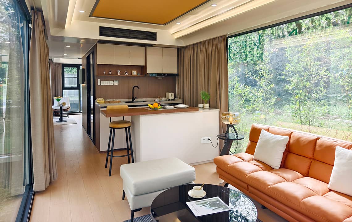 Capsule House E8 aménagée et meublée